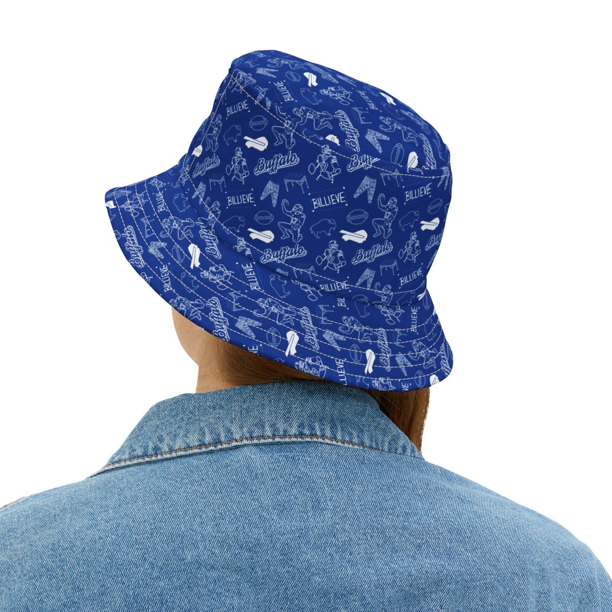 Buffalo Football Bucket Hat - Leveled Up Labels