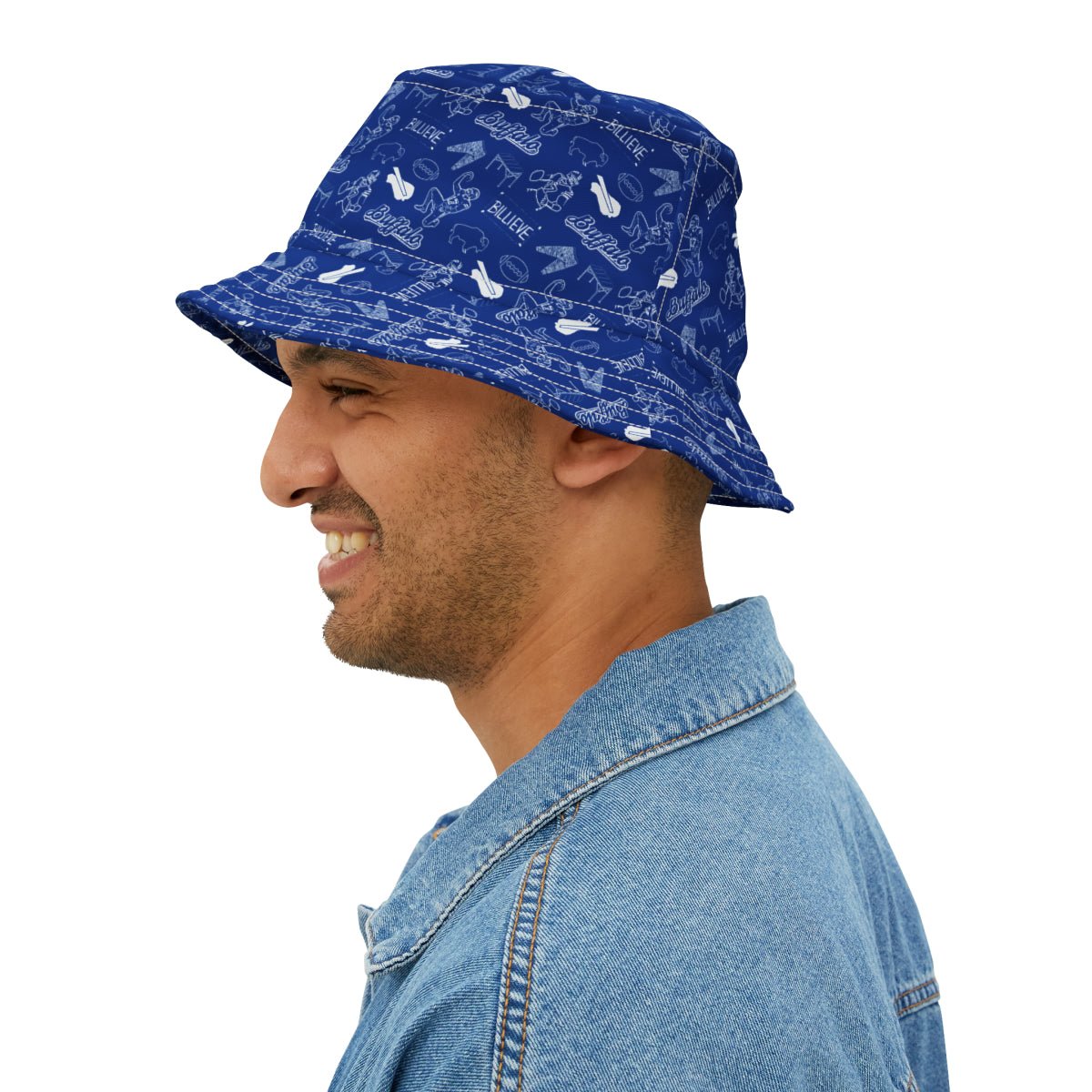 Buffalo Football Bucket Hat - Leveled Up Labels