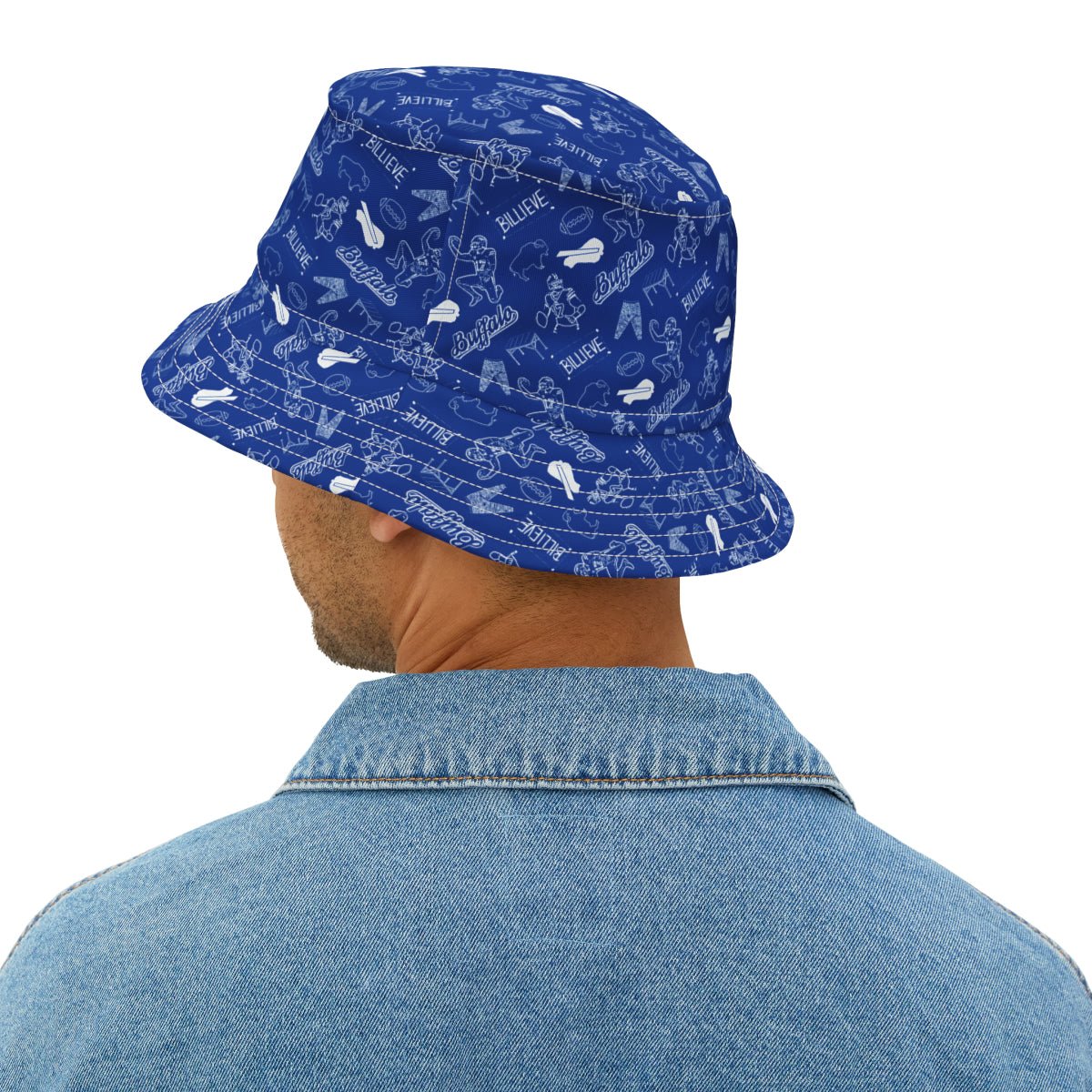 Buffalo Football Bucket Hat - Leveled Up Labels