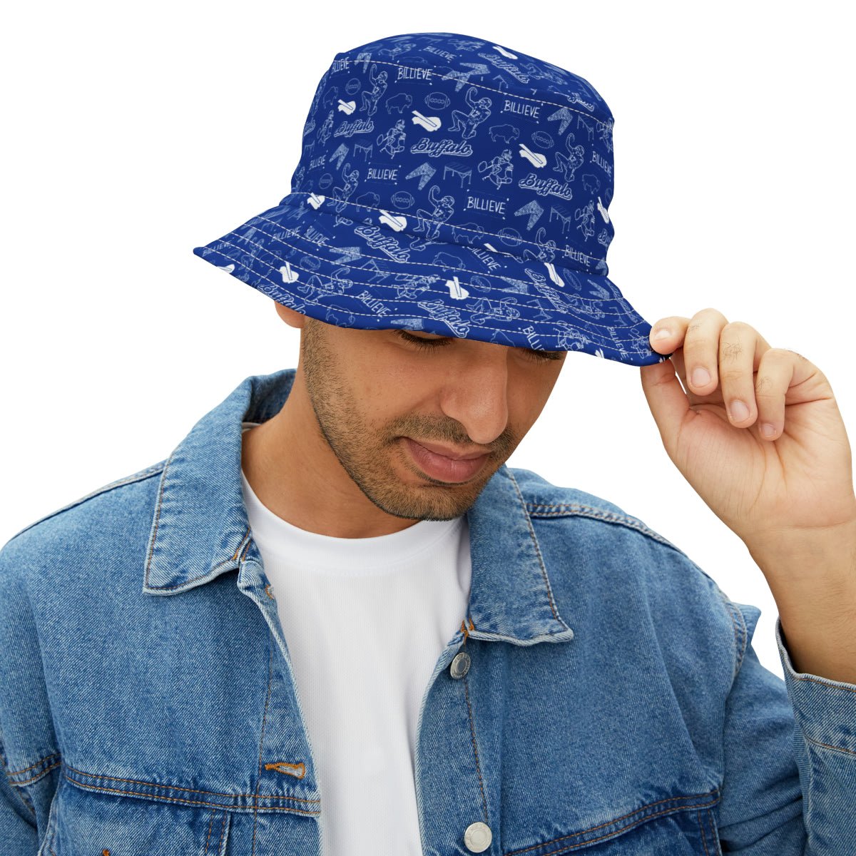 Buffalo Football Bucket Hat - Leveled Up Labels