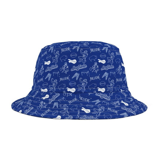 Buffalo Football Bucket Hat - Leveled Up Labels