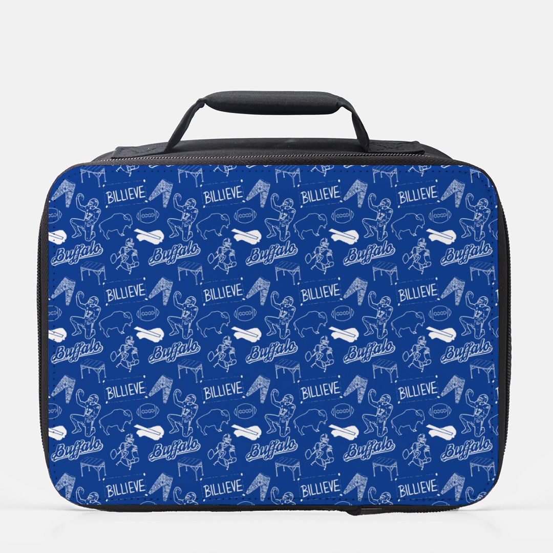 Buffalo Football Insulated Lunch Box - Leveled Up Labels