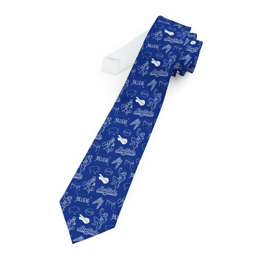 Buffalo Football Necktie - Leveled Up Labels