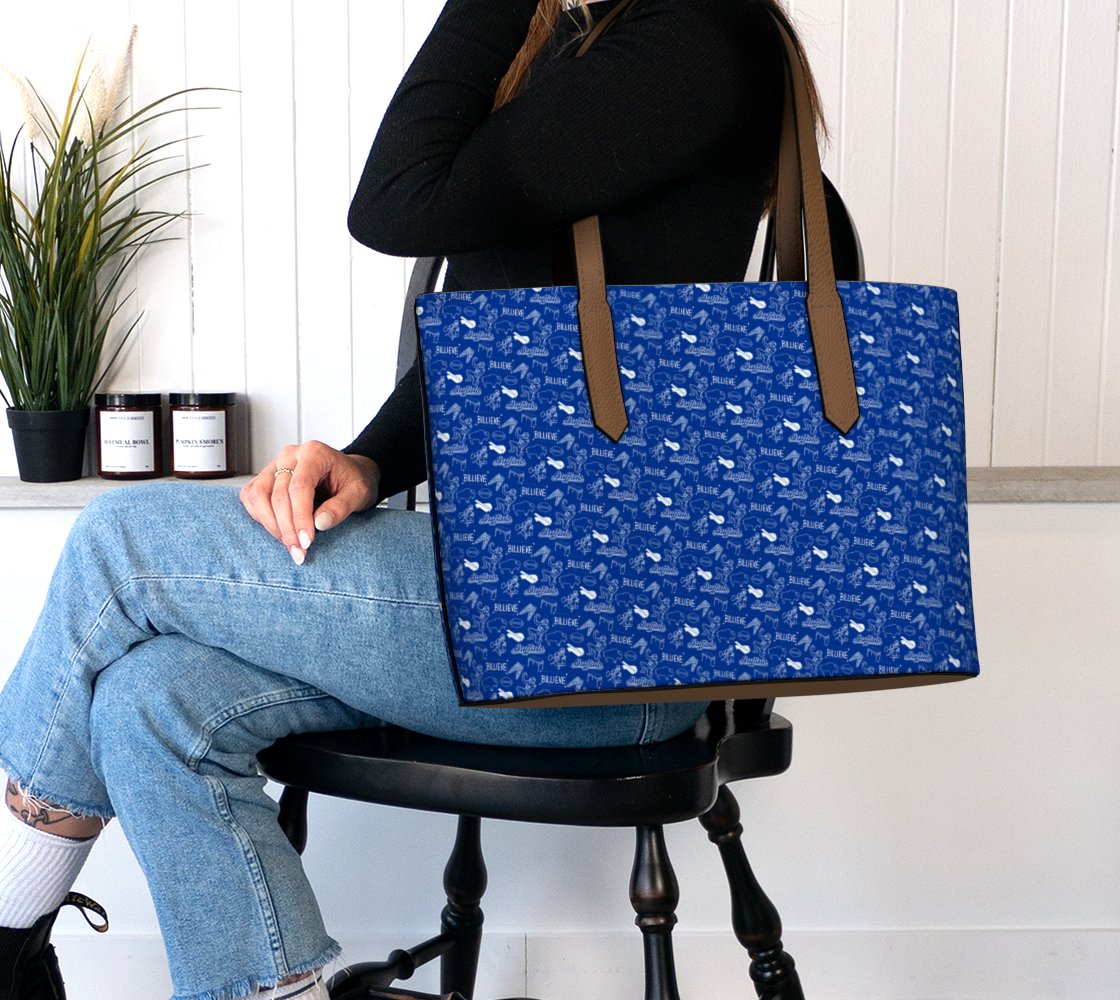 Buffalo Football Vegan Leather Tote Bag - Leveled Up Labels
