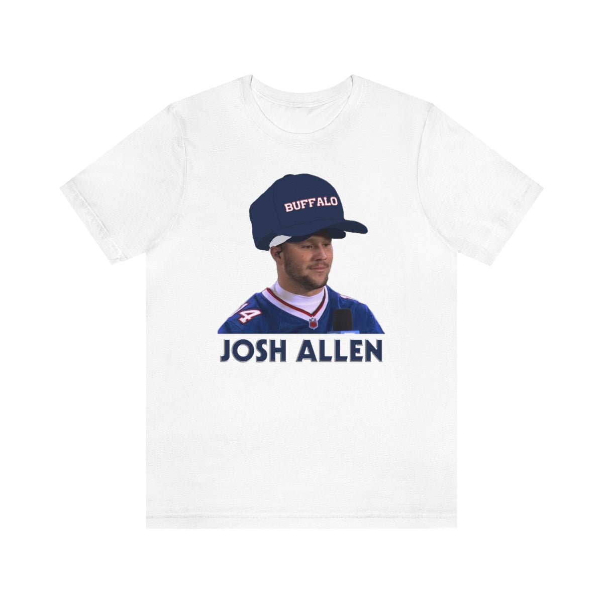 Josh Allen Big Hat T - Shirt - Leveled Up Labels