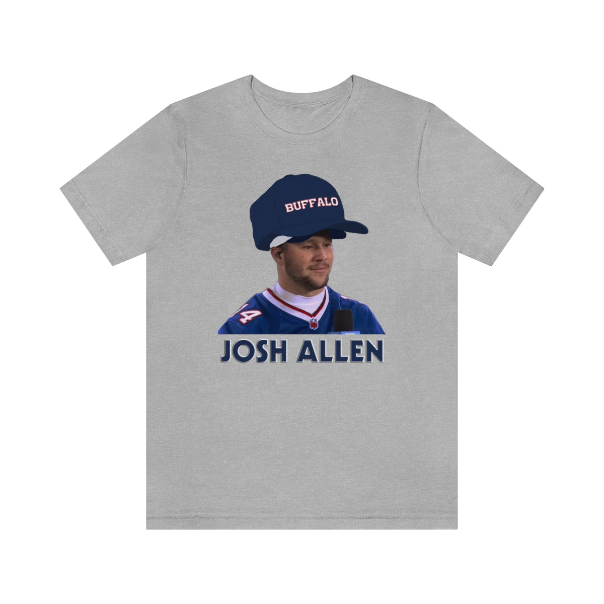 Josh Allen Big Hat T - Shirt - Leveled Up Labels