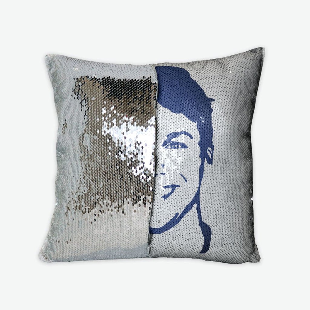 Josh Allen Sequin Reversible Pillow Case - Leveled Up Labels