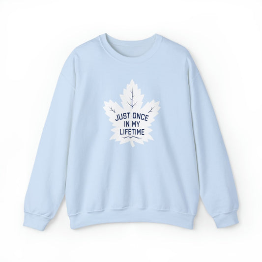 Just Once In My Lifetime Crewneck Sweatshirt - Leveled Up Labels