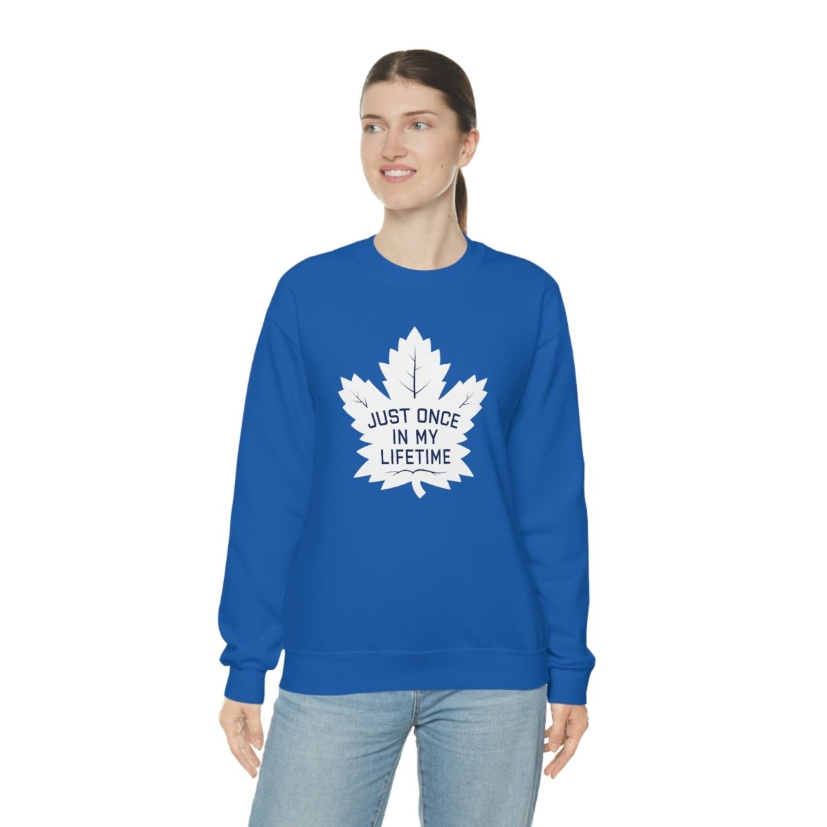 Just Once In My Lifetime Crewneck Sweatshirt - Leveled Up Labels