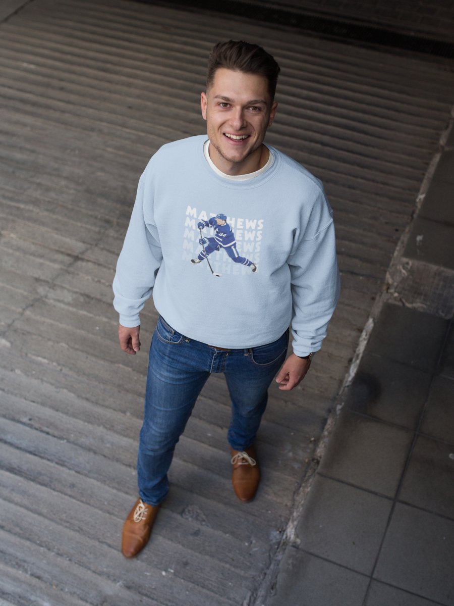 Matthews Fade Crewneck Sweatshirt - Leveled Up Labels