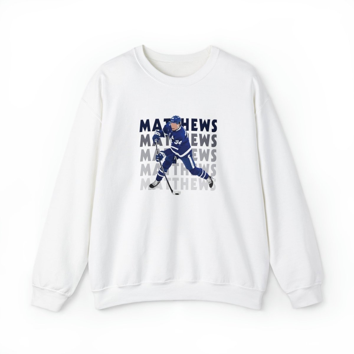 Matthews Fade Crewneck Sweatshirt - Leveled Up Labels