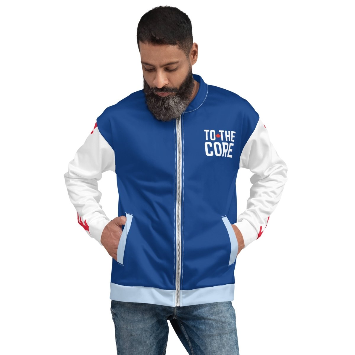 To the Core Unisex Bomber Jacket - Leveled Up Labels