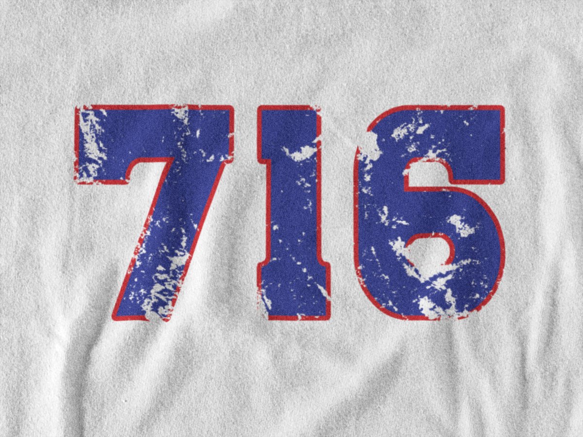 Unisex Buffalo 716 Spirited History T - Shirt - Leveled Up Labels