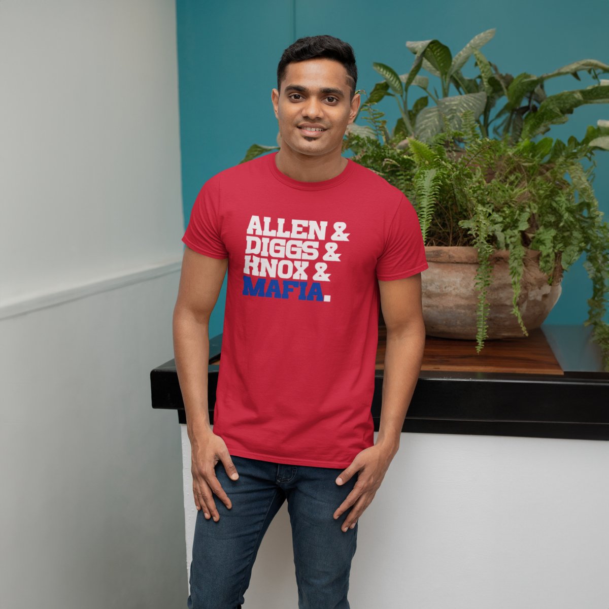 Unisex Buffalo Football Roll Call T - Shirt - Leveled Up Labels