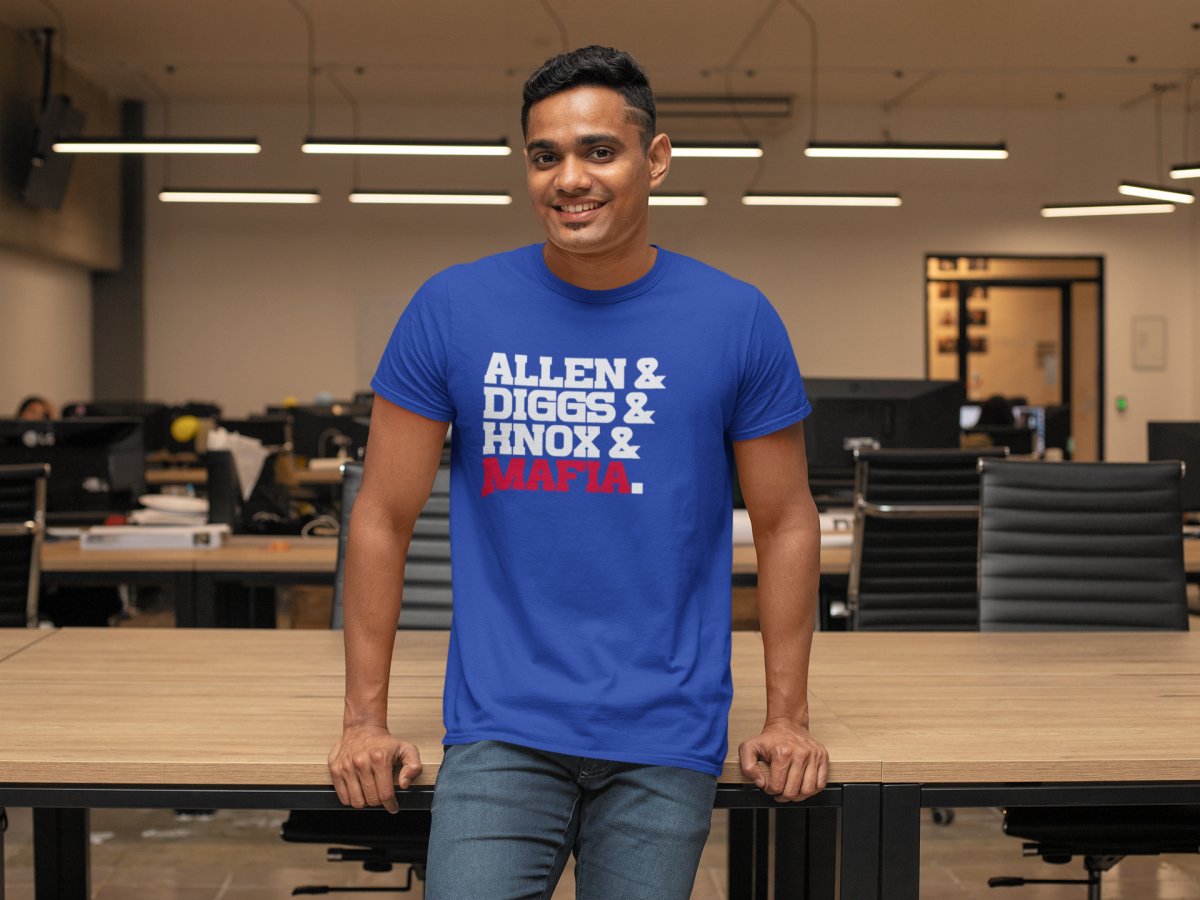 Unisex Buffalo Football Roll Call T - Shirt - Leveled Up Labels