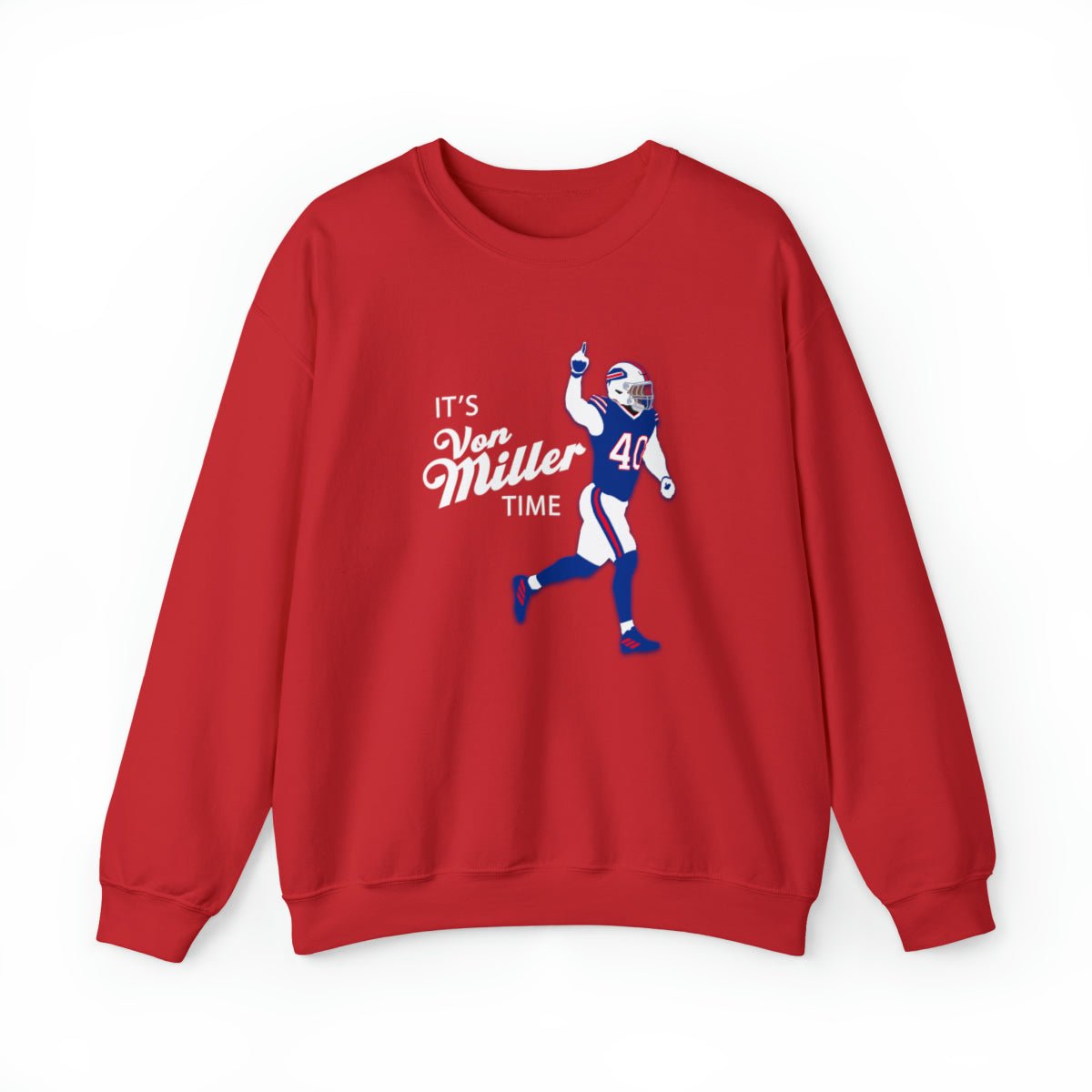 Unisex Von Miller Time Sweatshirt - Leveled Up Labels