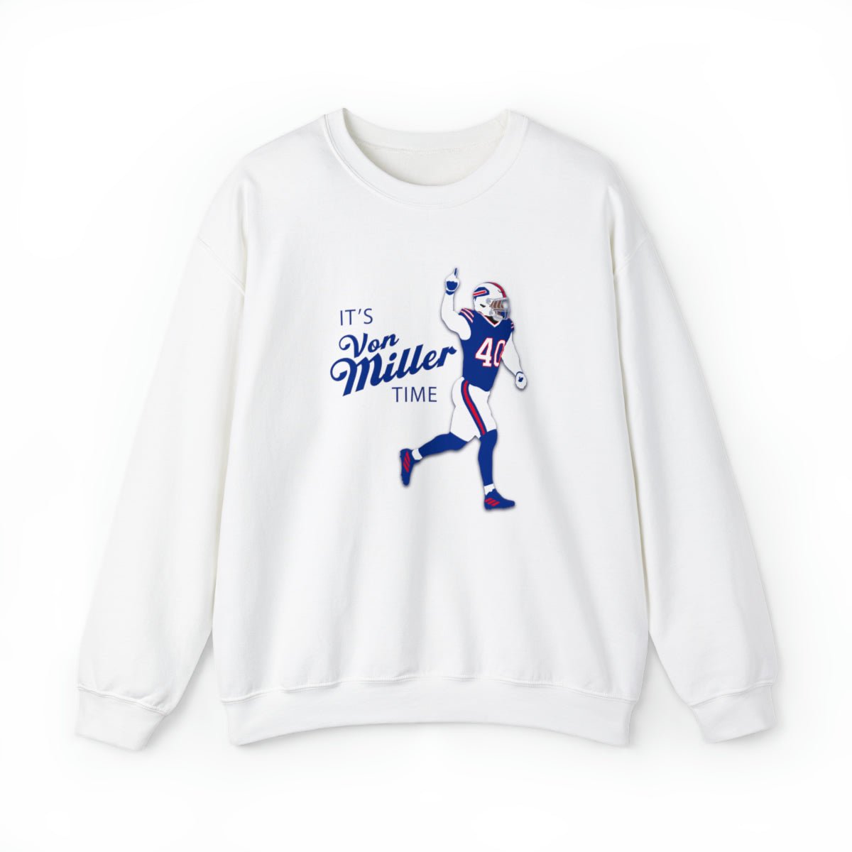 Unisex Von Miller Time Sweatshirt - Leveled Up Labels