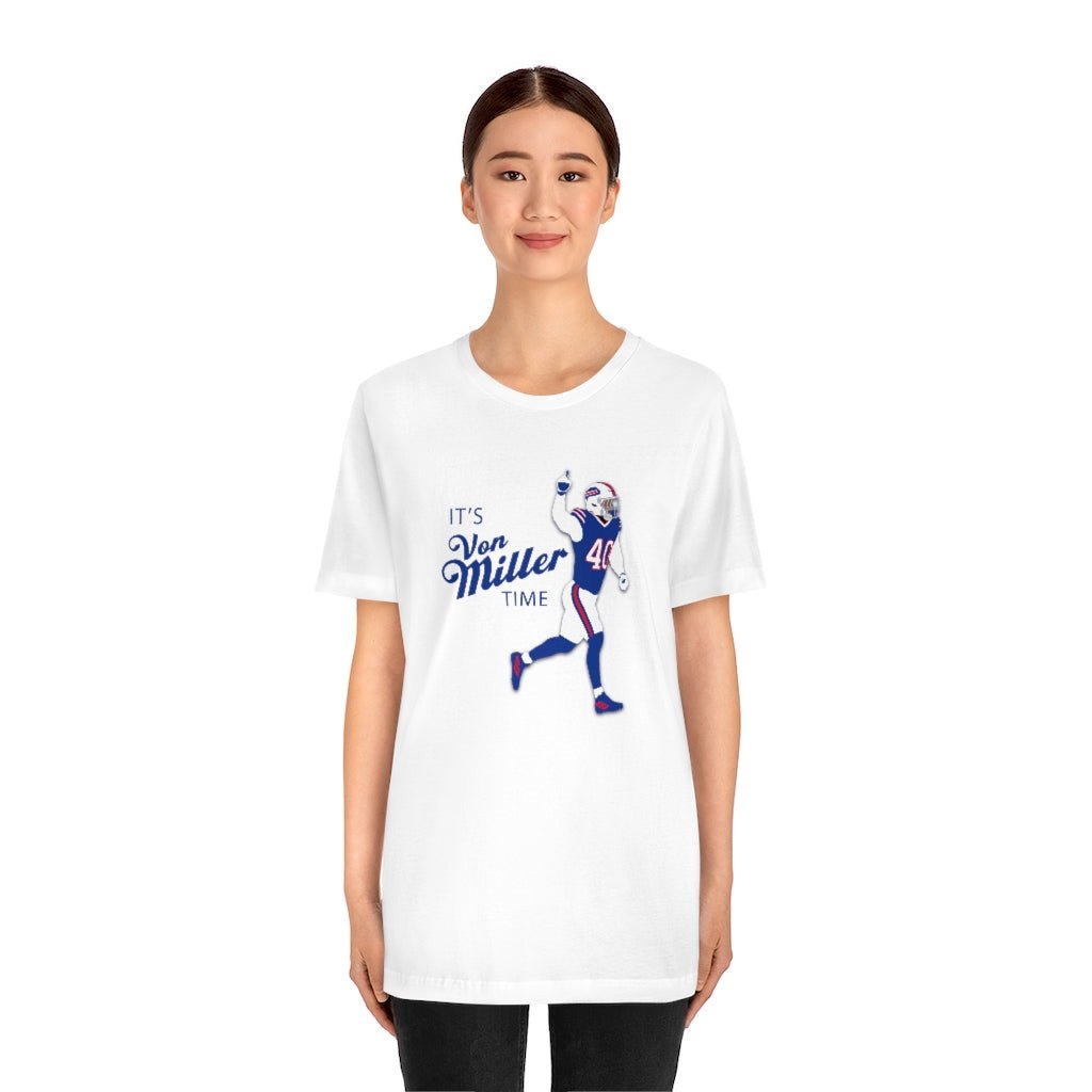 Unisex Von Miller Time T - Shirt - Leveled Up Labels