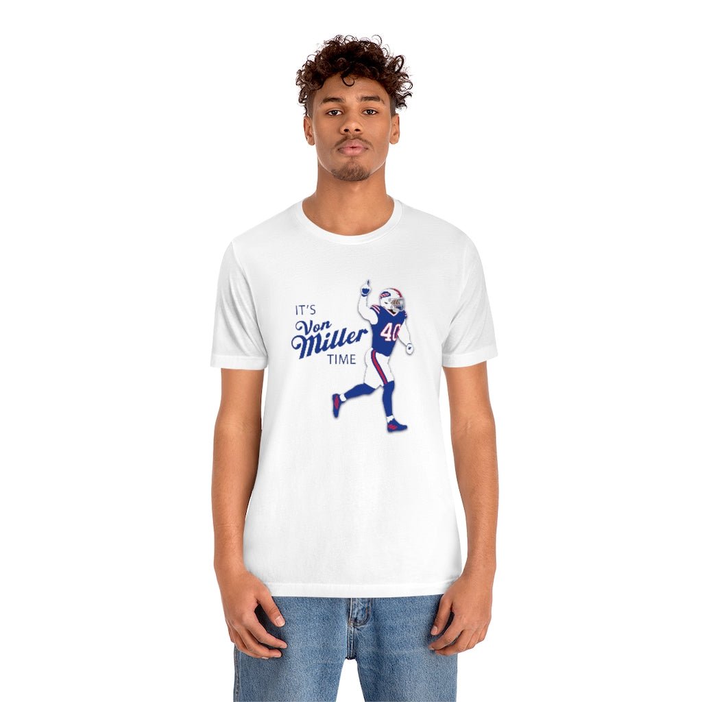 Unisex Von Miller Time T - Shirt - Leveled Up Labels