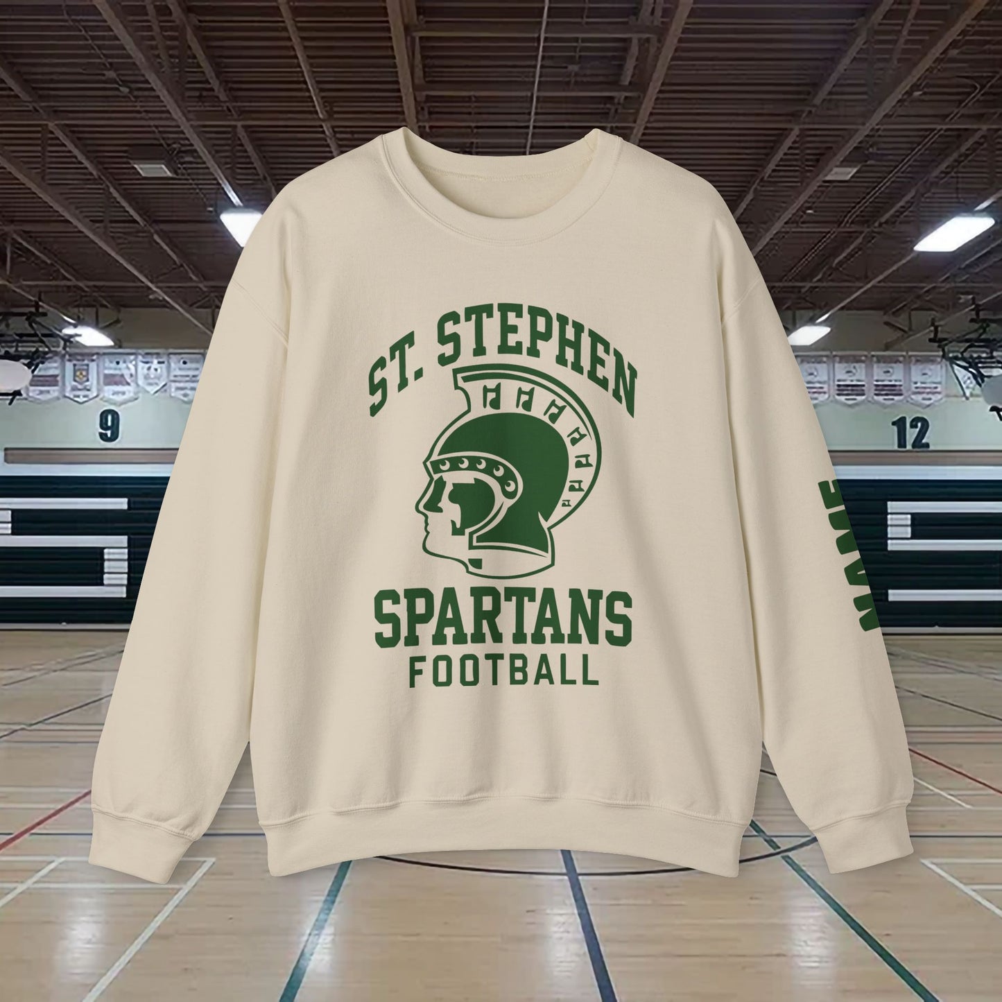 S.S.H.S. Spartan Football Crewneck Sweatshirt