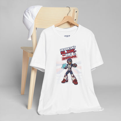 He Doesn't Slide He Respawns T-Shirt