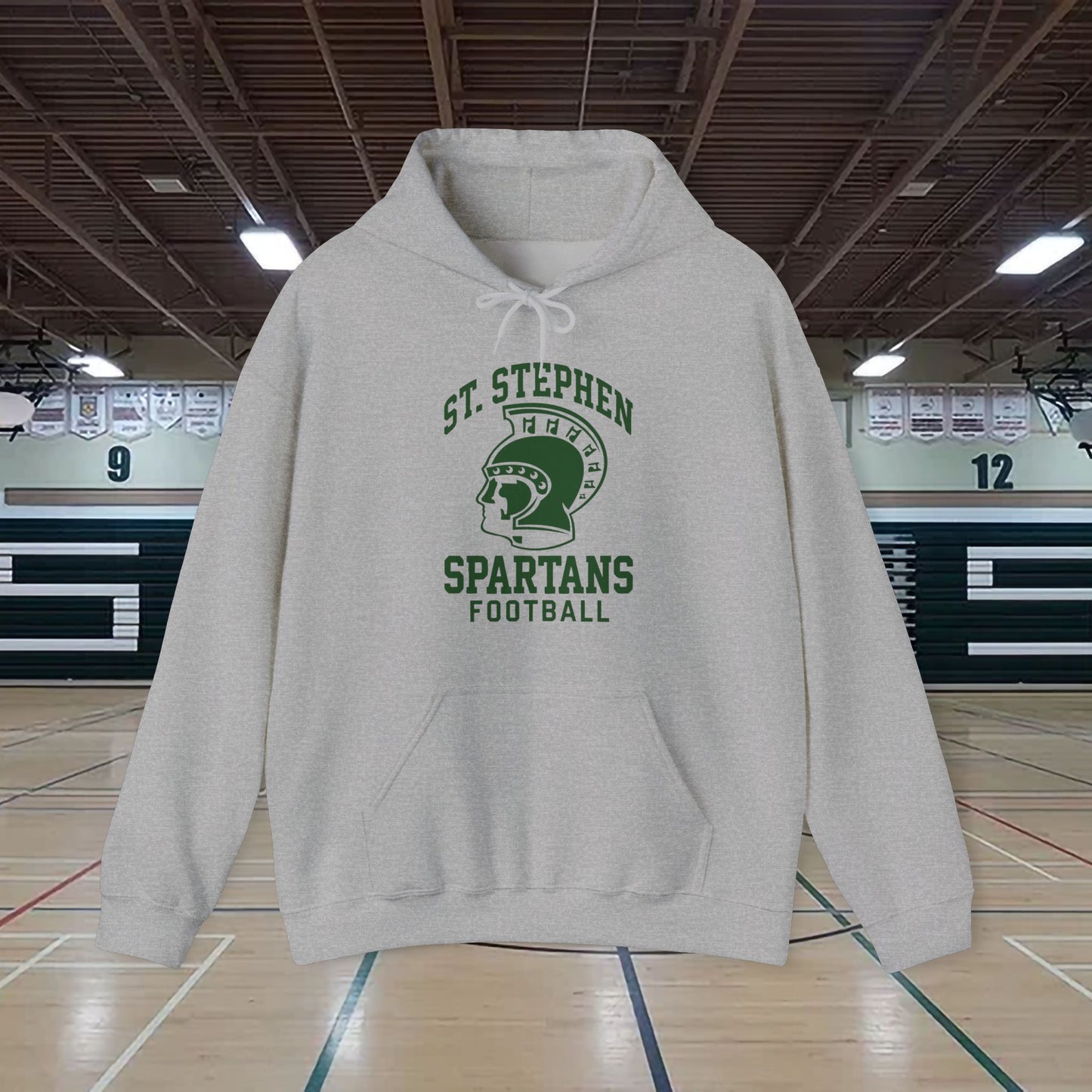 S.S.H.S. Spartan Football Hooded Sweatshirt