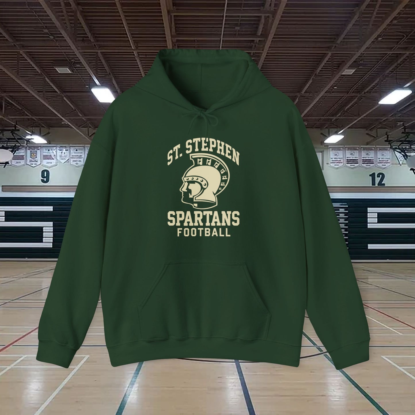S.S.H.S. Spartan Football Hooded Sweatshirt