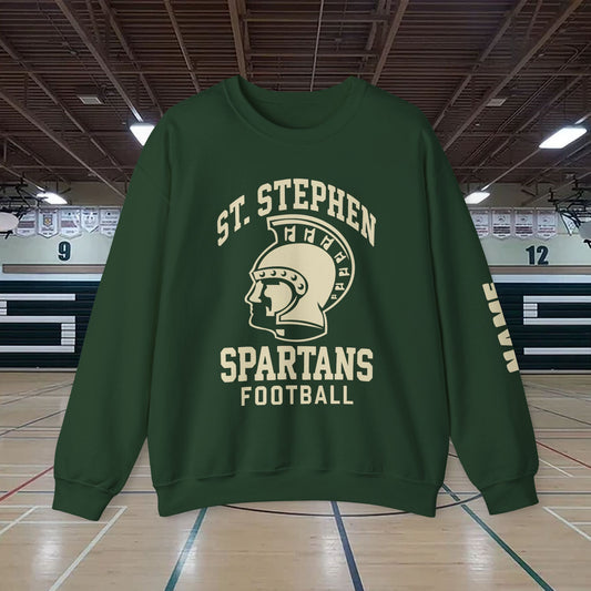 S.S.H.S. Spartan Football Crewneck Sweatshirt