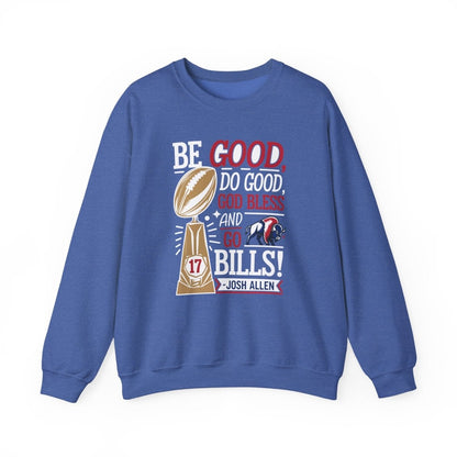 Be Good, Do Good MVP Crewneck Sweatshirt - Leveled Up Labels