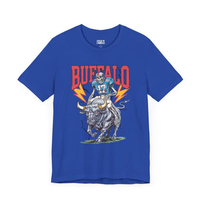 Buffalo Football Skeleton T-Shirt - Leveled Up Labels