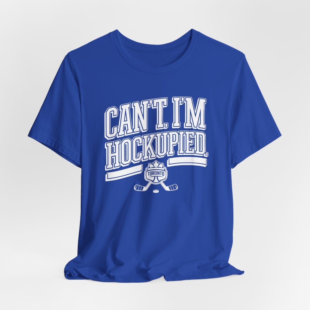 Can't I'm Hockupied T-Shirt - Leveled Up Labels