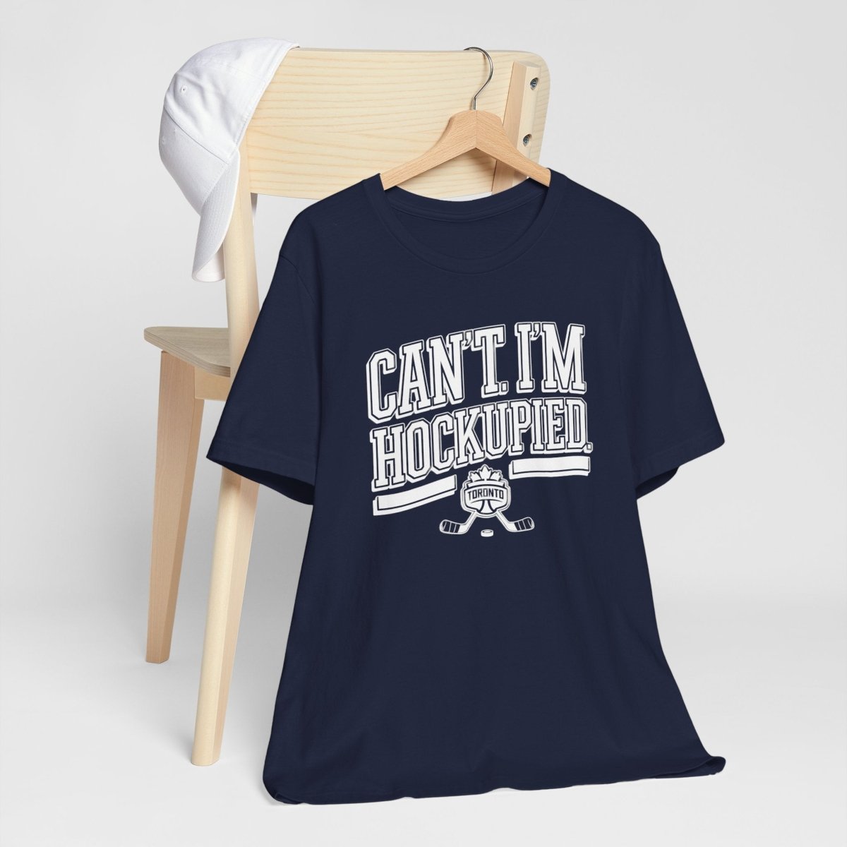 Can't I'm Hockupied T-Shirt - Leveled Up Labels