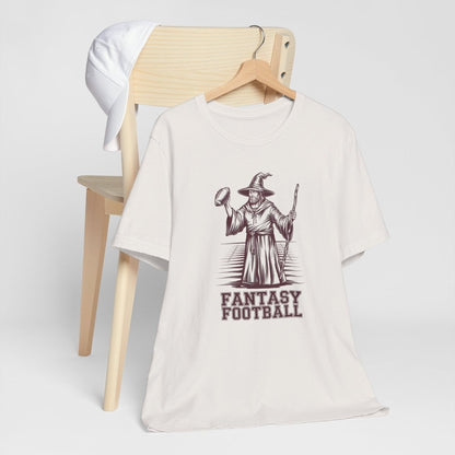 Fantasy Football Wizard T-Shirt - Leveled Up Labels