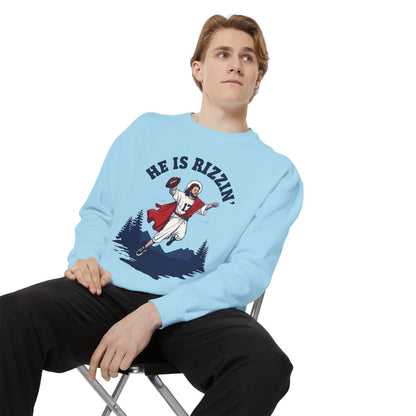 He is Rizzin' Josh Allen Crewneck Sweatshirt - Leveled Up Labels