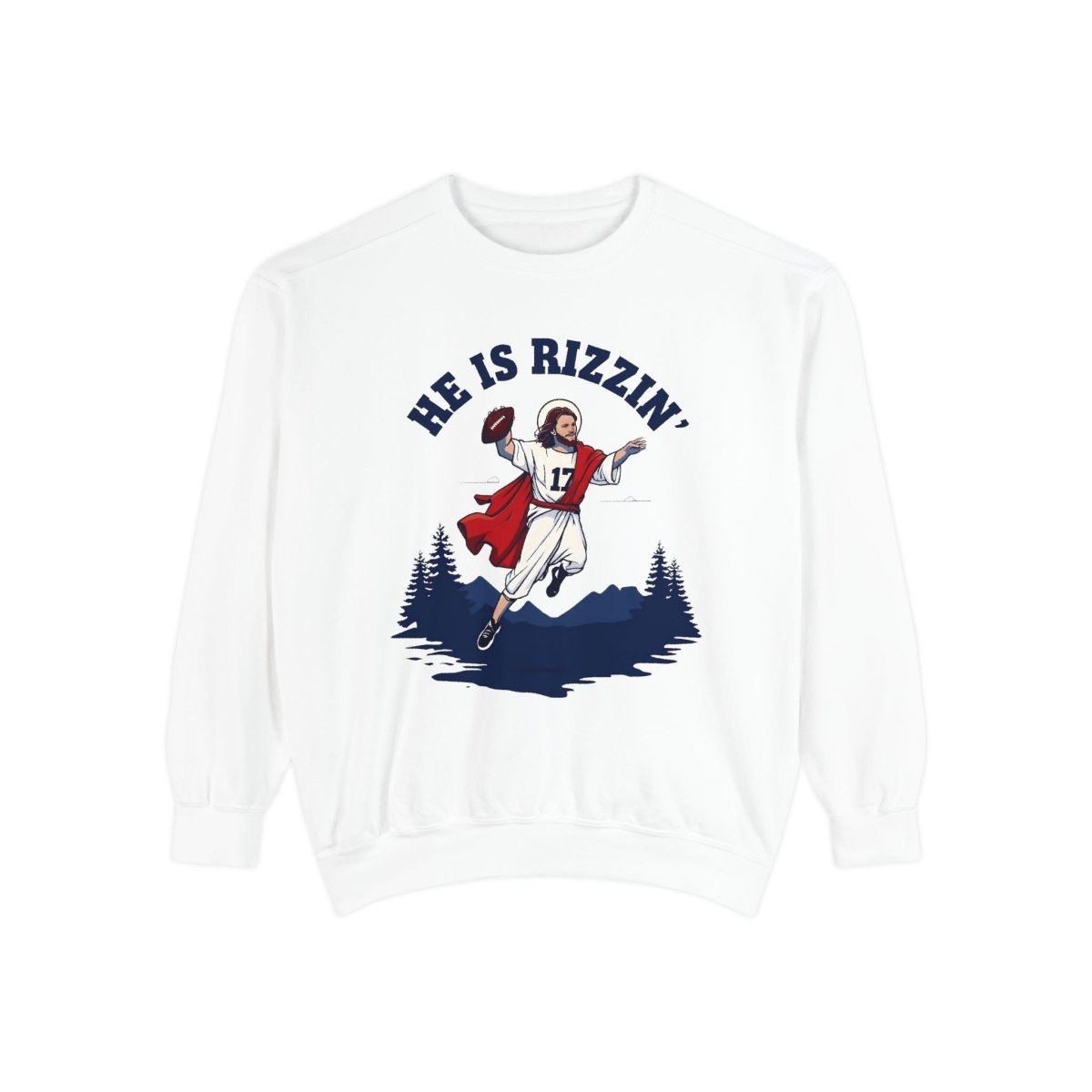 He is Rizzin' Josh Allen Crewneck Sweatshirt - Leveled Up Labels