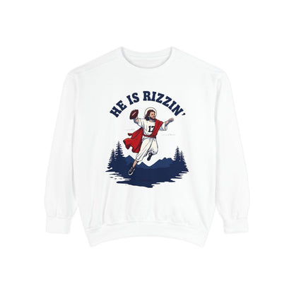 He is Rizzin' Josh Allen Crewneck Sweatshirt - Leveled Up Labels