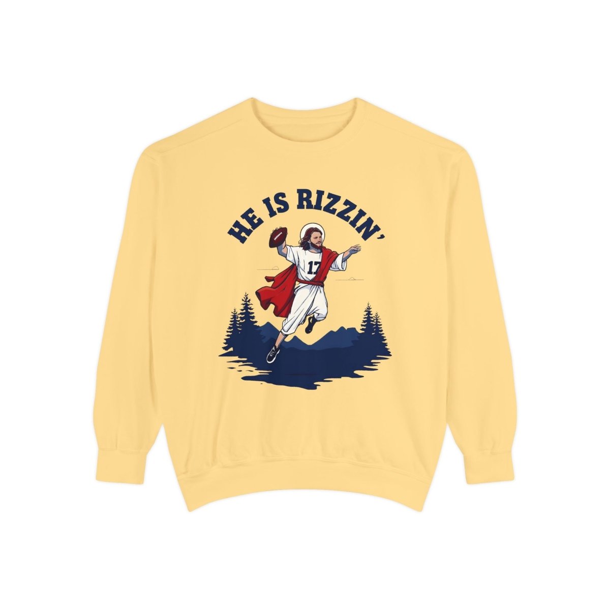 He is Rizzin' Josh Allen Crewneck Sweatshirt - Leveled Up Labels