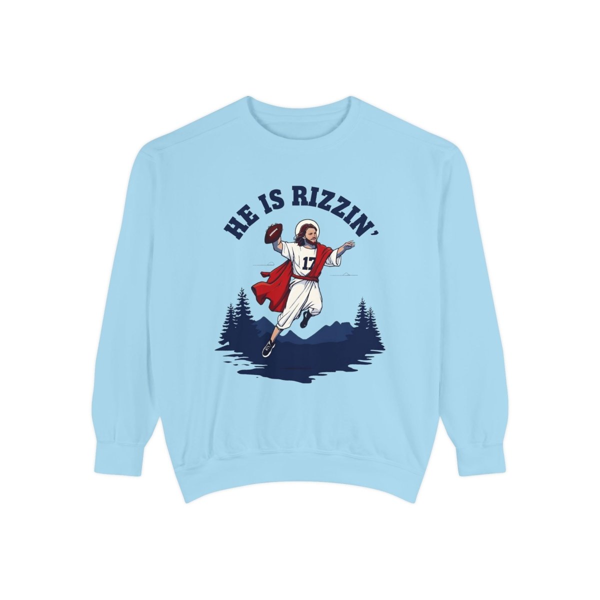 He is Rizzin' Josh Allen Crewneck Sweatshirt - Leveled Up Labels