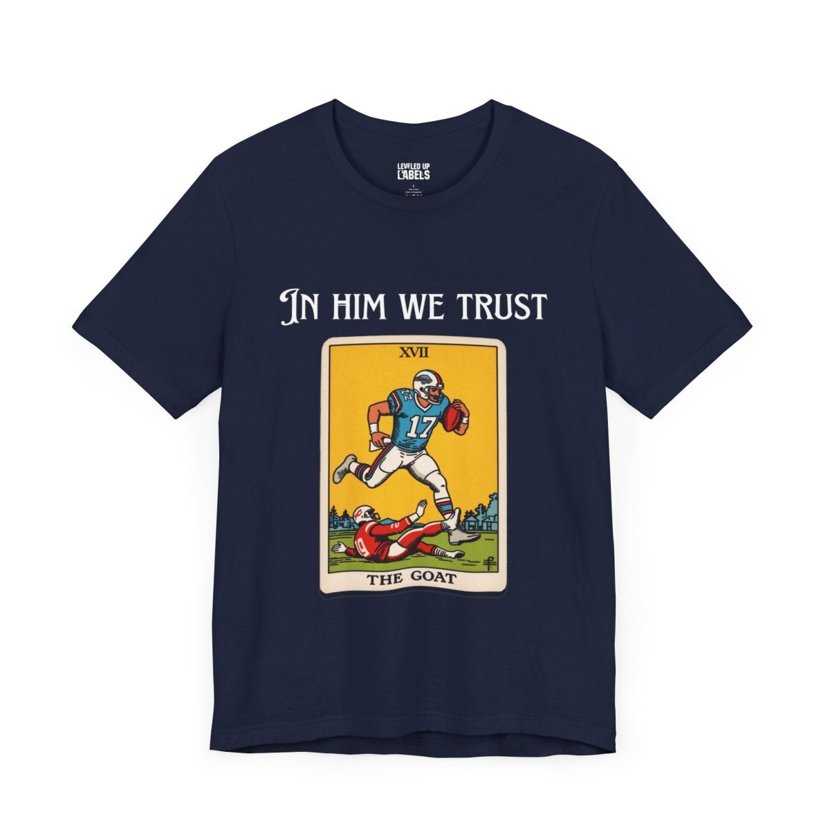 Josh Allen - In Him We Trust Tarot Card T-shirt - Leveled Up Labels