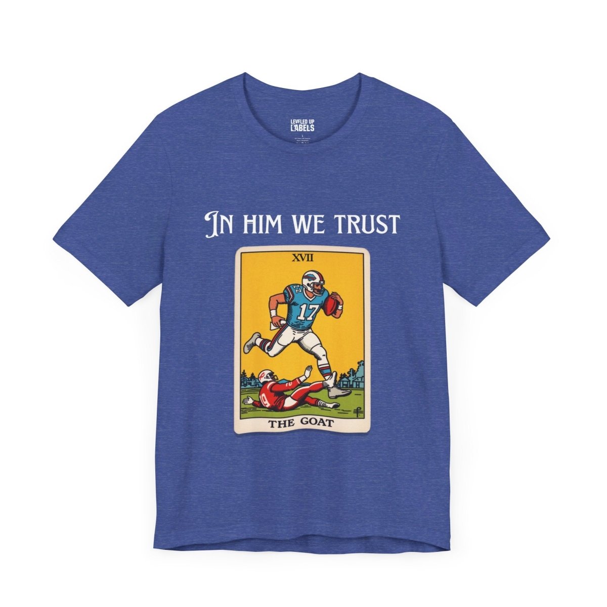 Josh Allen - In Him We Trust Tarot Card T-shirt - Leveled Up Labels