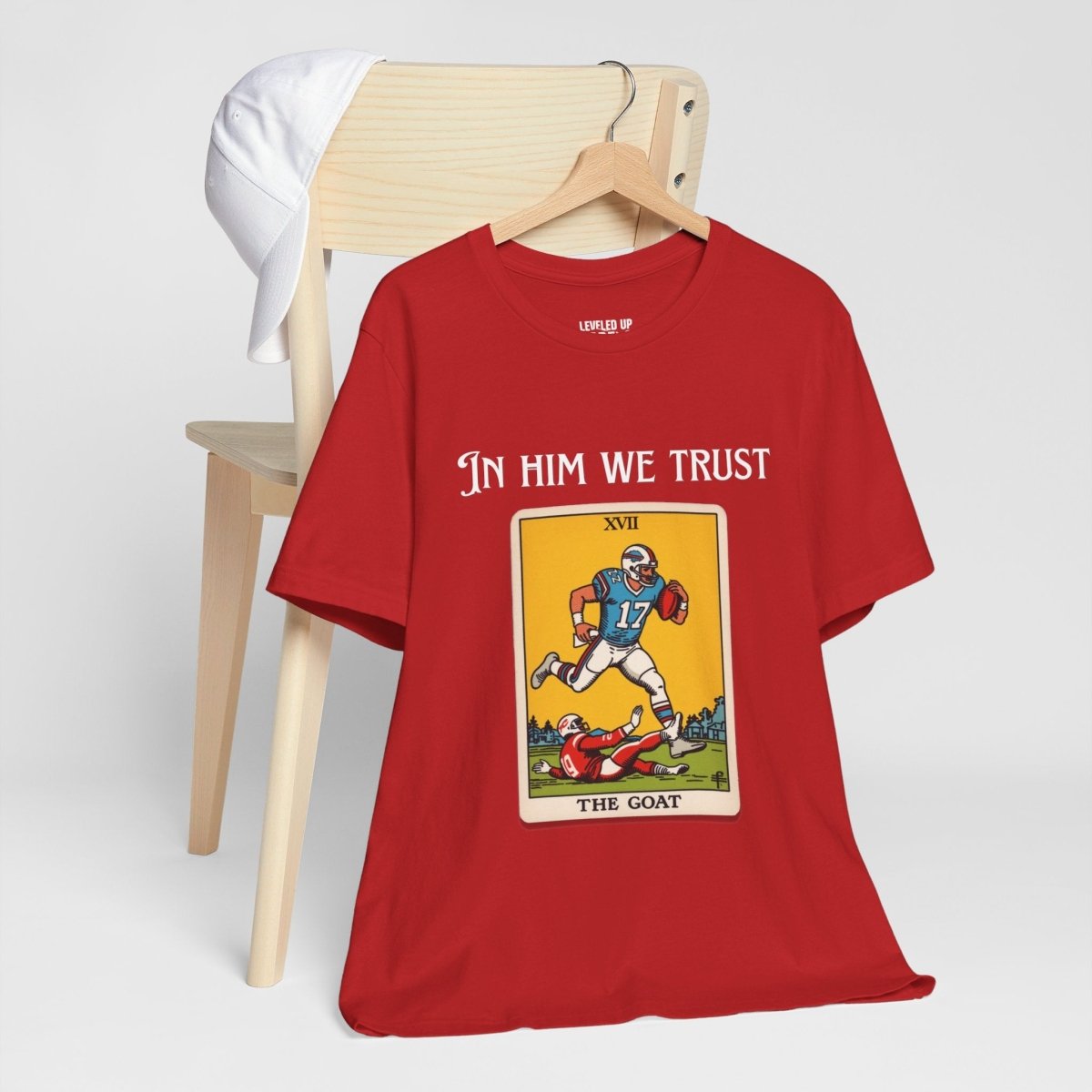 Josh Allen - In Him We Trust Tarot Card T-shirt - Leveled Up Labels