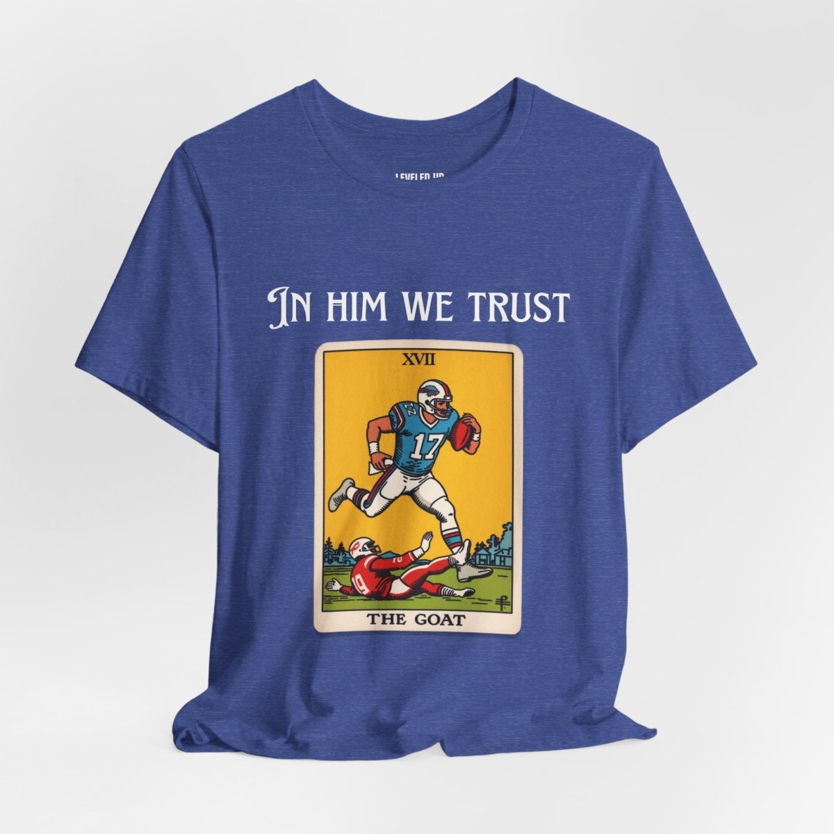 Josh Allen - In Him We Trust Tarot Card T-shirt - Leveled Up Labels