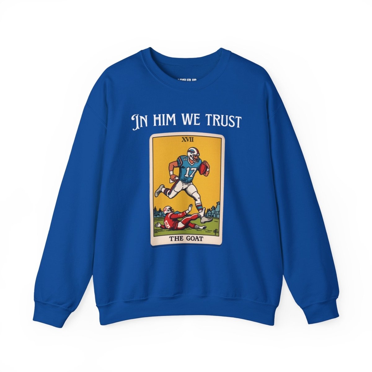 Josh Allen - In Home We Trust Crewneck Sweatshirt - Leveled Up Labels