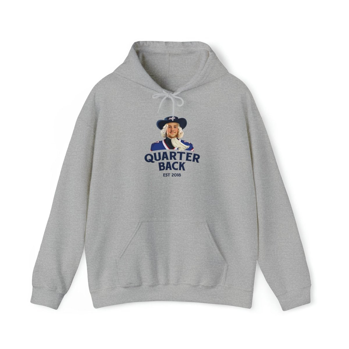 Josh Allen Quarterback "Quaker" Parody Hoodie - Leveled Up Labels