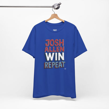 Josh Allen Win Repeat T-Shirt - Leveled Up Labels