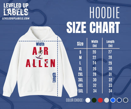 Unisex Air Allen Hoodie - Leveled Up Labels