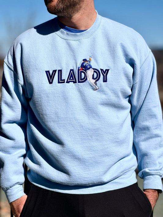 Vladdy Jr. Embroidered Unisex Sweatshirt - Leveled Up Labels