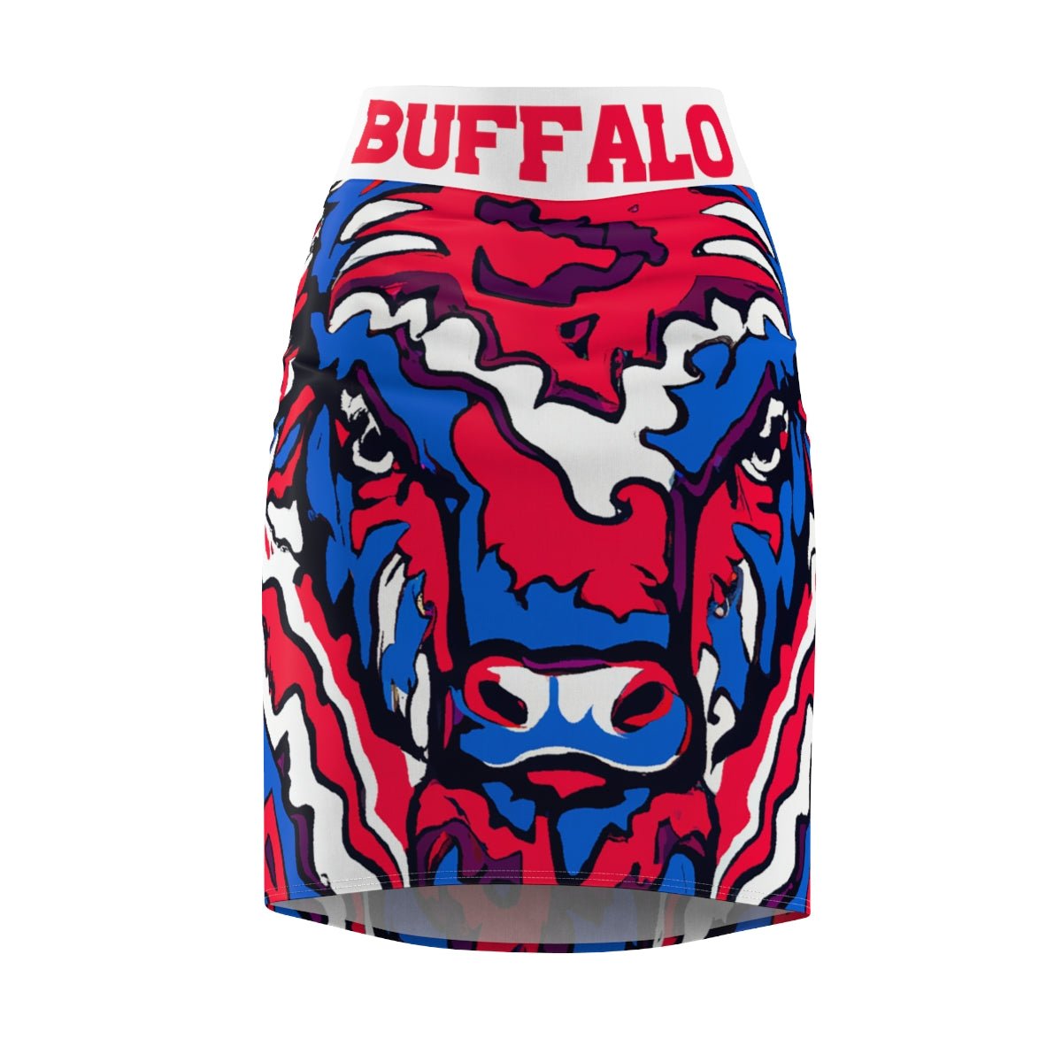 Women's Buffalo Pencil Skirt - Leveled Up Labels